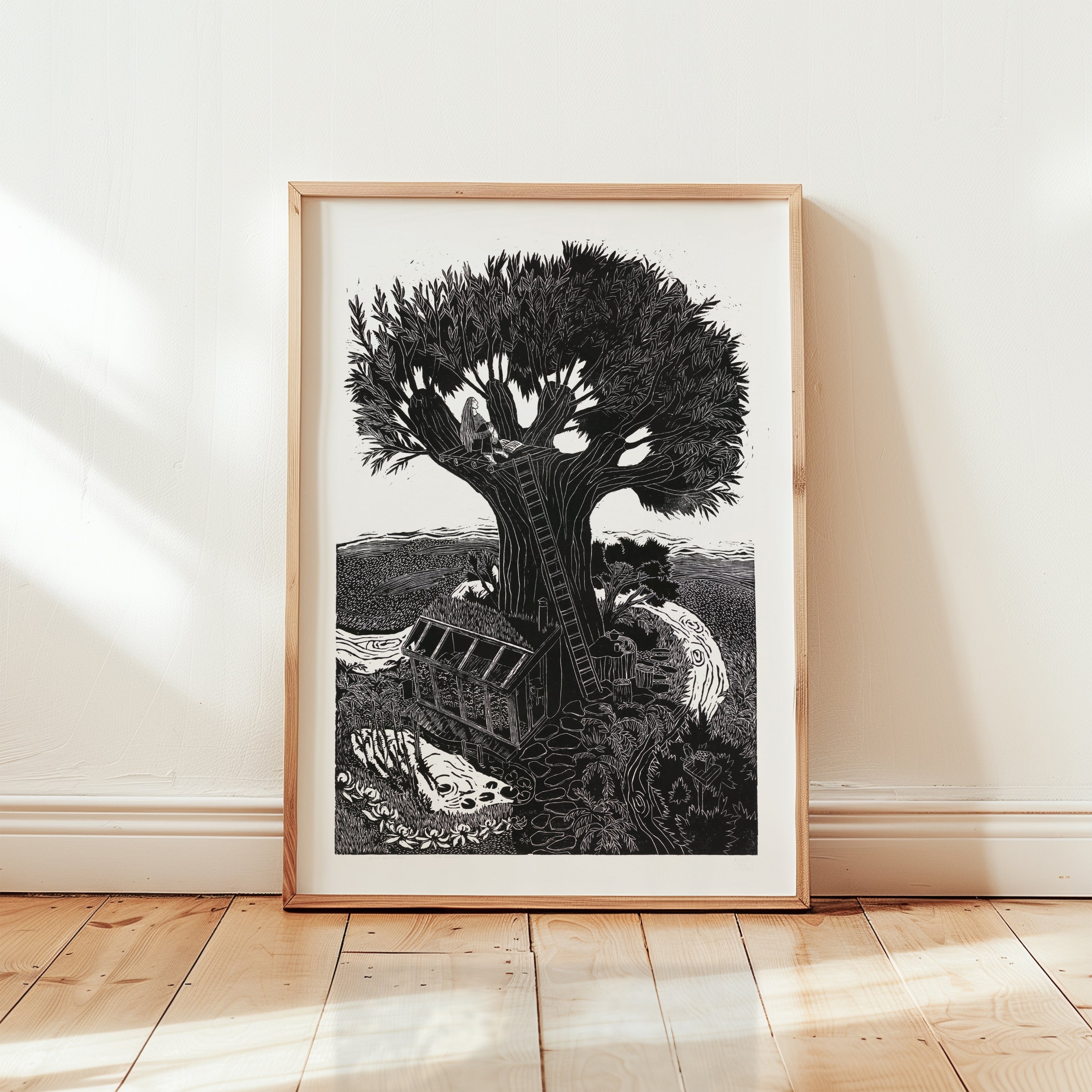 La Forêt Vosgienne 手彩色版画 La Forêt Vosgienne 手彩色版画